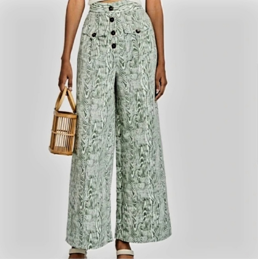 Anthropologie Energized Palazzo Pant